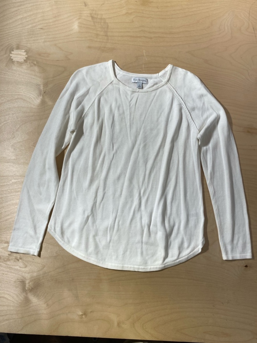 Kim Rogers Women's Long-Sleeve White Top
Small (QY)